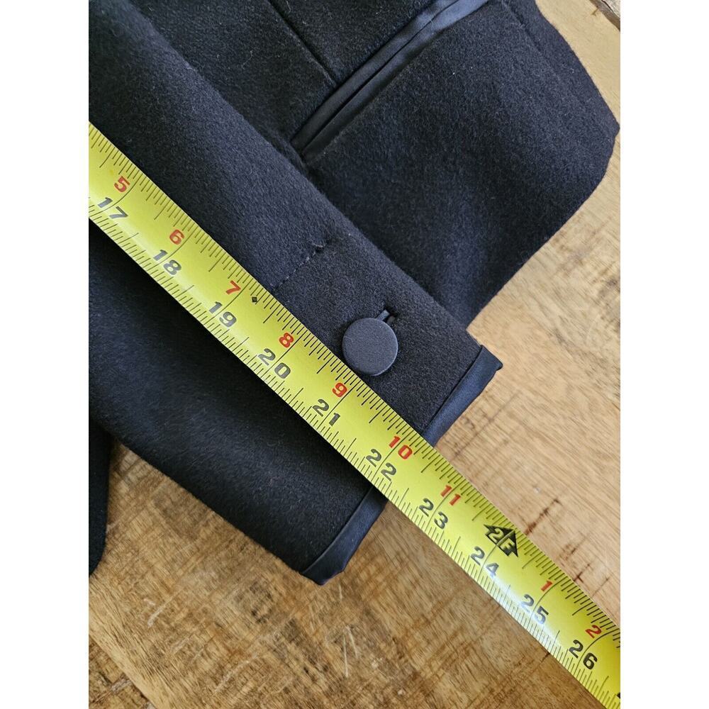 Juicy Couture Womens Black Italian Fabric Blazer Jacket Wool Blend Size 2 EUC - Picture 9 of 9